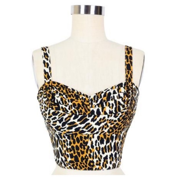 Trashy Diva Tops - Lena Blouse - 50s Leopard